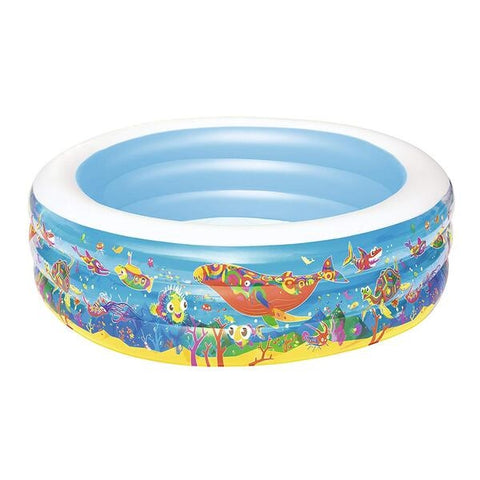 BESTWAY - Piscine 3 boudins motif poissons