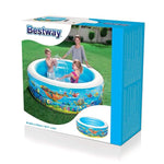 BESTWAY - Piscine 3 boudins motif poissons