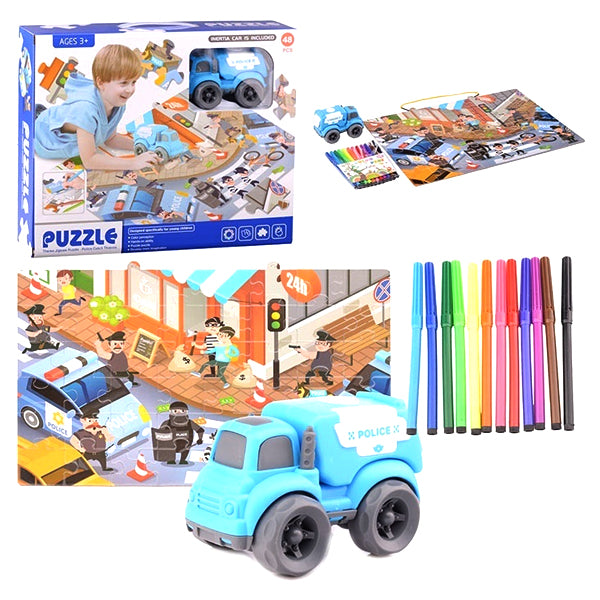 Puzzle police 48 pcs