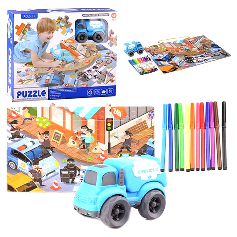 Puzzle police 48 pcs