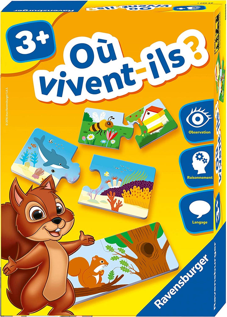 RAVENSBURGER - Où vivent-ils