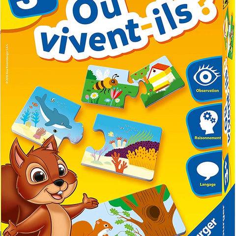 RAVENSBURGER - Où vivent-ils