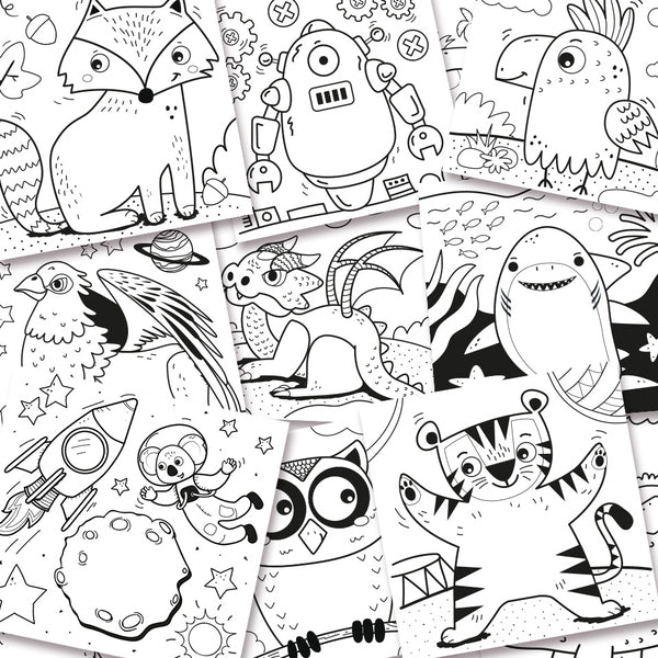 SES - Livre de Coloriage Paillettes