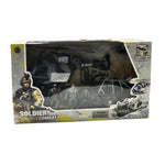 Set de soldat avec helicoptere