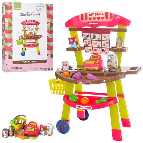 Stand de Supermarché avec  Accessoires 37Pcs