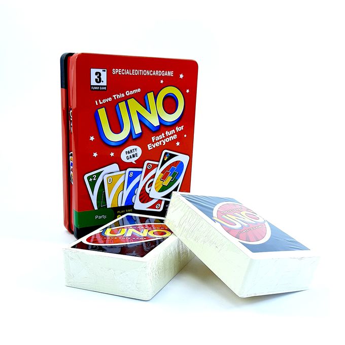 Cartes UNO - Coffret métallique, 2 - 10 joueurs