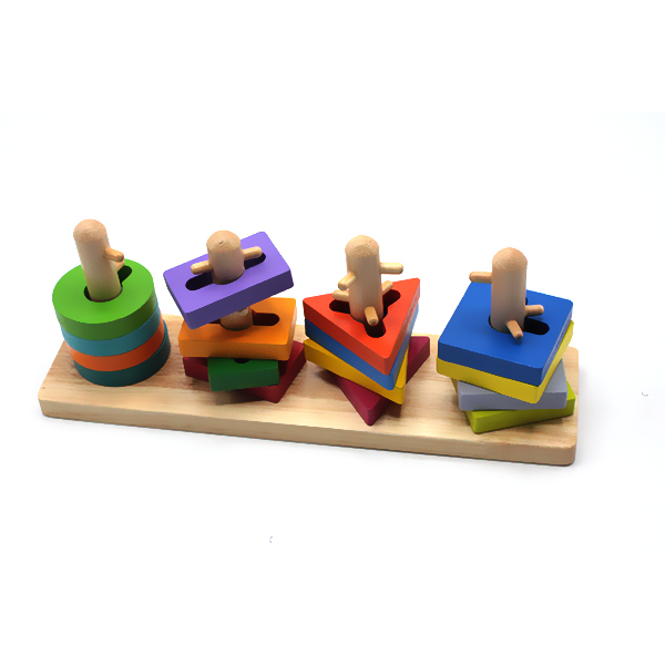 Vi Vi Wood - Jeu colonnes en bois