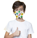 5 masques lavables - Filles 4 à 8 ans